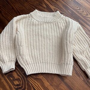 Quincy Mae Cream Chunky Knit Sweater